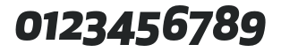 ApexNew-HeavyItalic numbers preview