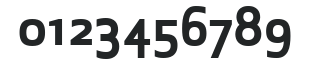 ApexSansBoldST numbers preview