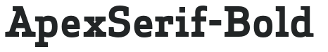 ApexSerif-Bold preview