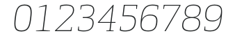 ApexSerif-LightItalic numbers preview