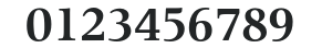 Apollo-SemiBold numbers preview