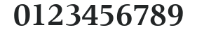 Apollo MT Semi Bold numbers preview