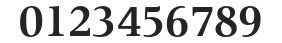 ApolloMTStd-SemiBold numbers preview