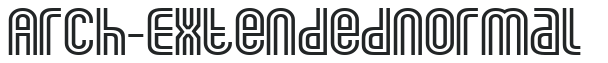 Arch-Extended Normal letters preview