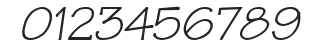 Architect Italic numbers preview
