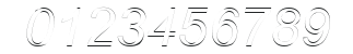 Arial HU Italic A numbers preview