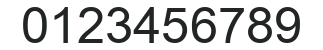 Arial_Hun numbers preview