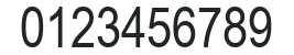 Arial Narrow Hu Normal numbers preview