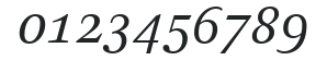Arnhem-BlondItalic numbers preview