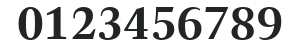 ArnhemLF-Bold numbers preview