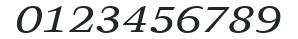 ArnhemSmallCaps-BlondItalic numbers preview