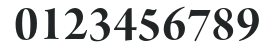 ArnoPro-BoldDisplay numbers preview