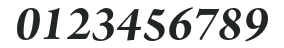 ArnoPro-BoldItalicSubhead numbers preview