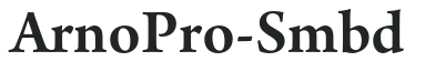 ArnoPro-Smbd preview