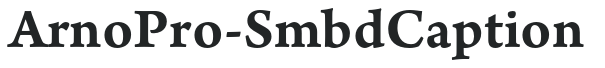 ArnoPro-SmbdCaption preview