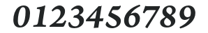 ArnoPro-SmbdItalicCaption numbers preview