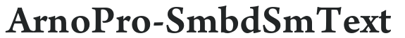 ArnoPro-SmbdSmText preview