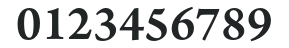ArnoPro-SmbdSmText numbers preview