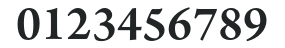 ArnoPro-Smbd numbers preview