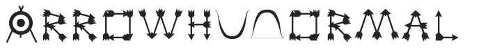 Arrow HU Normal letters preview