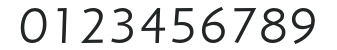 ArtaStd-BookItalic numbers preview