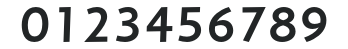 ArtaStd-Medium numbers preview