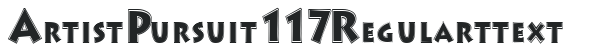 ArtistPursuit117 Regular ttext preview