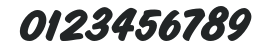 AsdaScript-Bold numbers preview