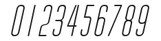 Astaire Italic numbers preview