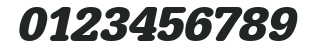 AstridBecker Bold Italic numbers preview