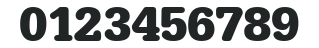 AstridBecker Bold numbers preview