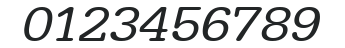 AstridBeckerExtended Italic numbers preview