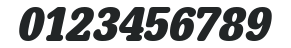 AstridBeckerNarrow Bold Italic numbers preview