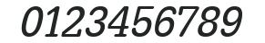 AstridBeckerNarrow Italic numbers preview