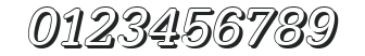 AstridBeckerShadow-Italic numbers preview