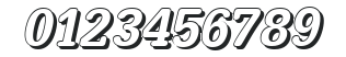 AstridBeckerShadowC-Medium-Italic numbers preview