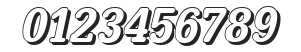 AstridBeckerShadowN-Medium-Italic numbers preview