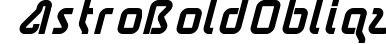 AstroBold Oblique preview