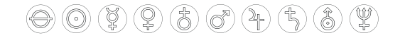 AstrotypeP LT Std DotOutline numbers preview