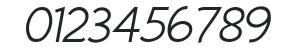 AtelierSansBookItalic numbers preview