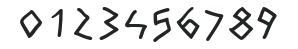 Athena Handwritten numbers preview