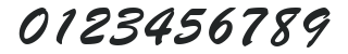 AthleticScript numbers preview