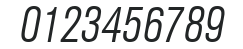 AtkinsCondLight-Italic numbers preview