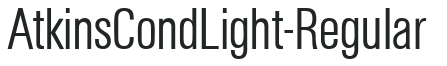AtkinsCondLight-Regular preview