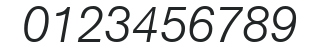 AtkinsLight-Italic numbers preview