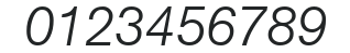 AtkinsLight-RegularItalic numbers preview