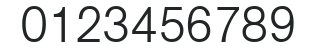 AtkinsLight-Regular numbers preview