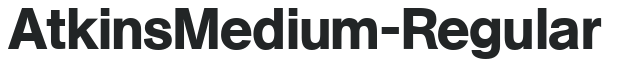 AtkinsMedium-Regular letters preview
