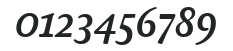 AtmaSerif-BoldItalicSC numbers preview