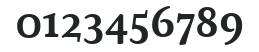 AtmaSerif-BoldRomanQC numbers preview